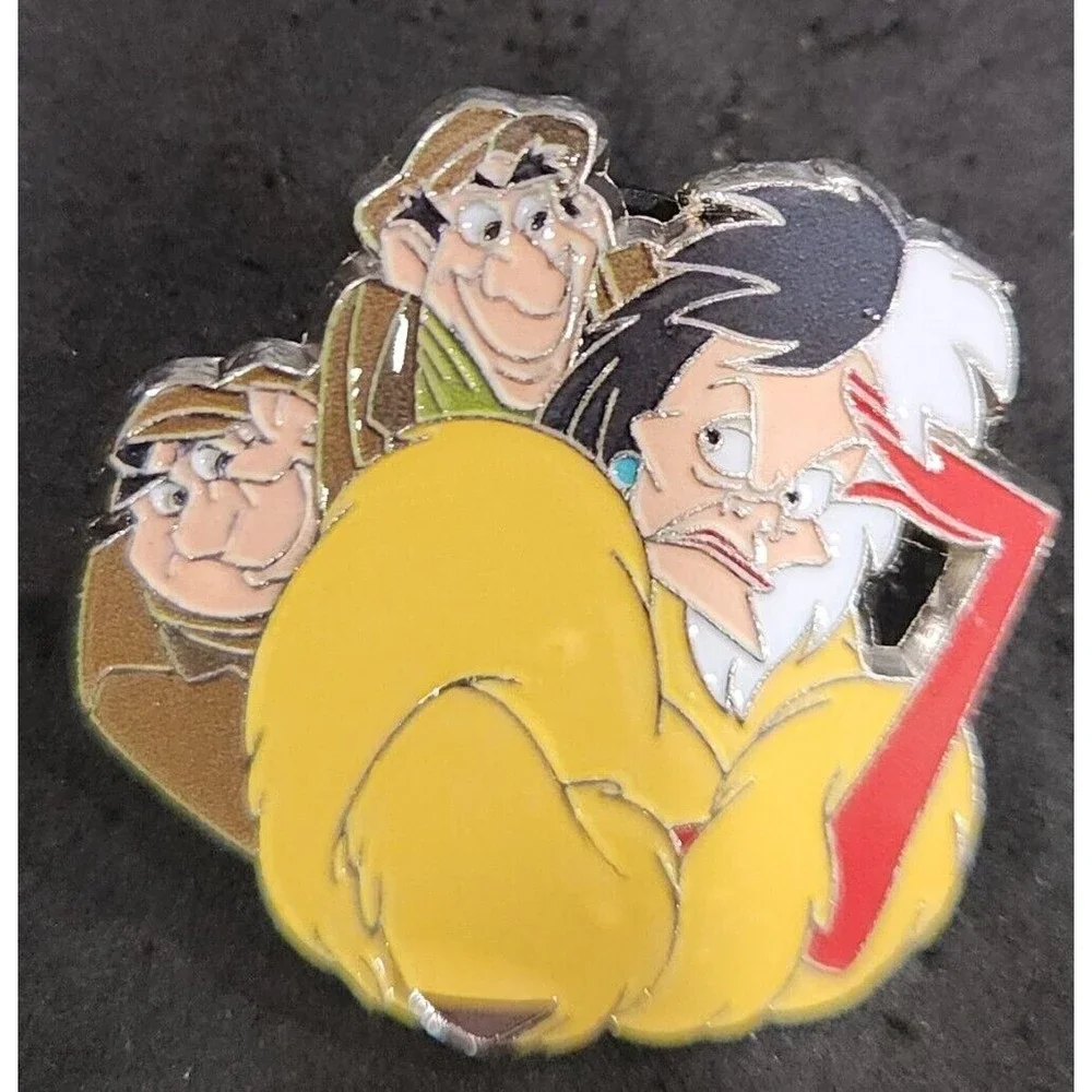 Disney‎ Trading Pin 78572 Cruella 101 Dalmatians Booster Villains & Sidekicks